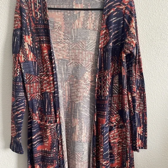 Lularoe Womens Sarah Duster Cardigan Small - Picture 2 of 6